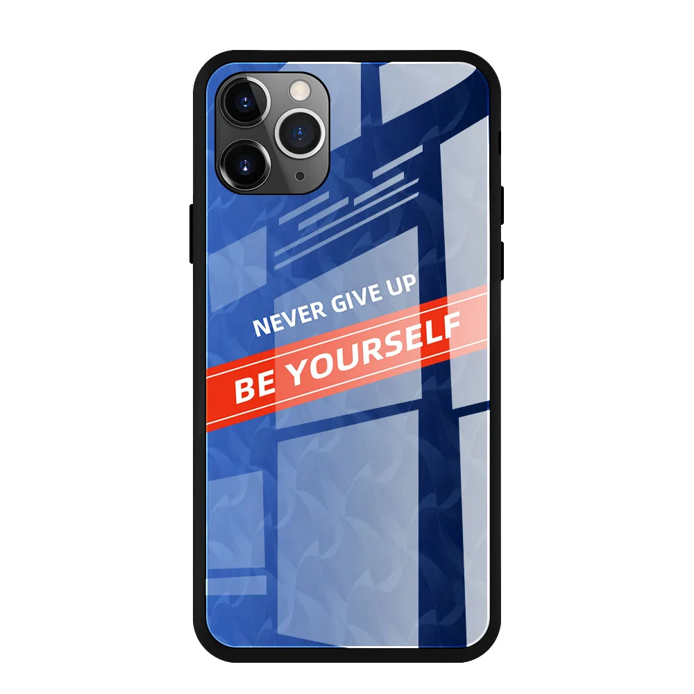 100 шт модный крутой градиентный стеклянный чехол для телефона для Xiaomi mi 9SE/CC9/Red mi 7A/K20 Pro/Red mi Note 8 Pro/Note 7/Note 6 Pro/Note 5 - Color: Color 2