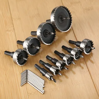 

12-60mm HSS Hole Saw Drill Bit Holesaw Metal Cutter Drilling Power Tool High Speed Steel Herramientas Para Carpinteria