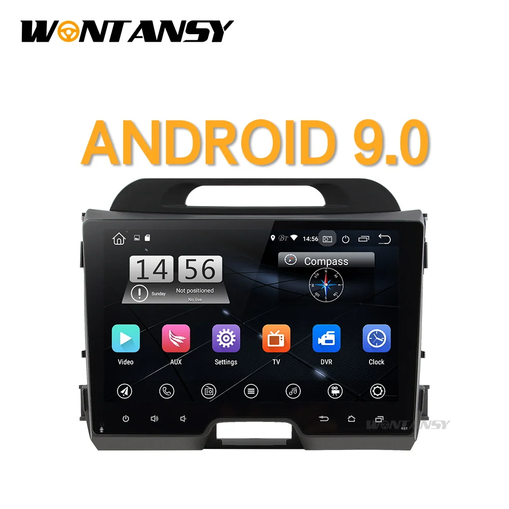 Android 9,0 автомобиля PX30 dvd для KIA sportage 2007-2010 2011 2012 2013 с автомобильным Радио стерео Мультимедийный проигрыватель навигации