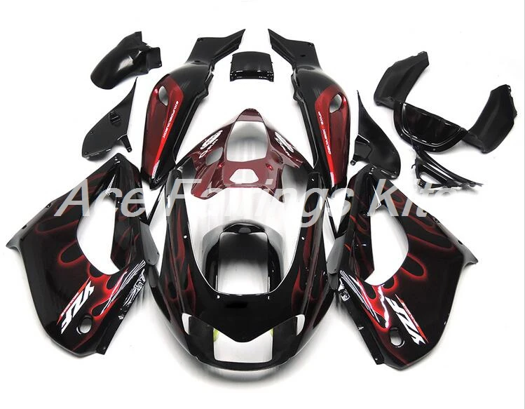 Горячая Распродажа, для Yamaha YZF1000R Thunderace ABS обвес комплект YZF 1000R 1997-2007 YZF 1000 R 97-07 Aftermarket Обтекатели набор красное пламя