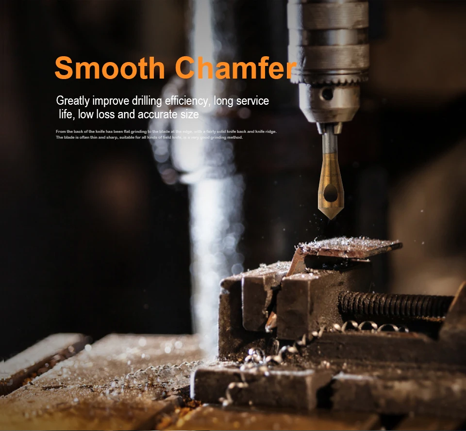 JelBo 4pcs Oblique Hole Chamfering Device Multiple Specifications 90 chamfer for Deburring Dhamfering A Variety of Models