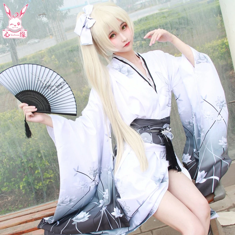 Кимоно для косплея Liva girl Kasugano Sora белое единственное в одиночестве где мы меньше
