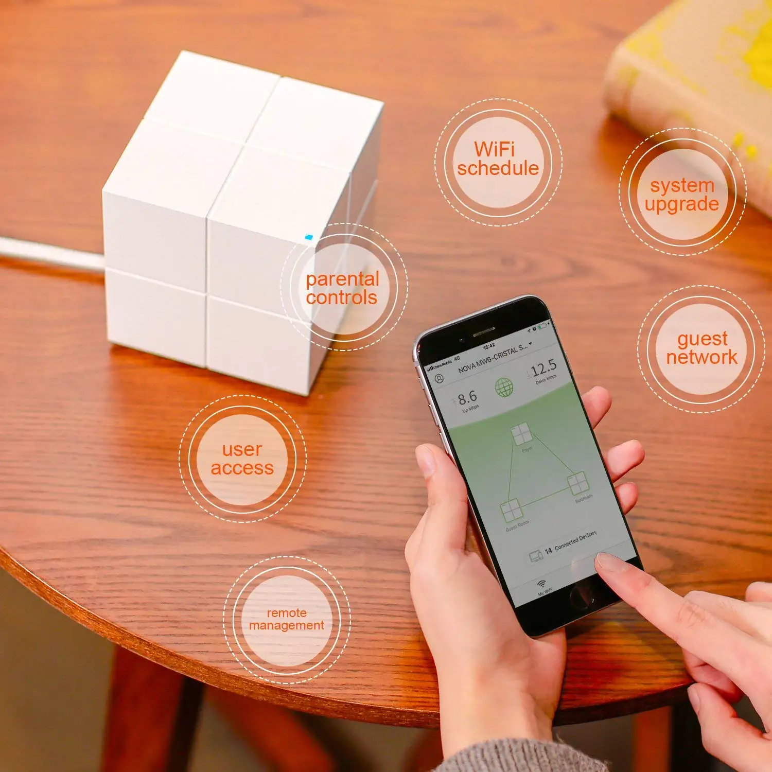 Tenda MW6 Nova sistema WiFi inalámbrico de malla para toda la casa