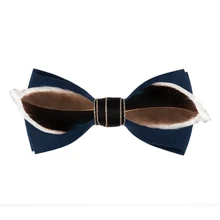 Мужской модный мужской перо серии галстук официальная деятельность лук свадебный жених вечерние подарки