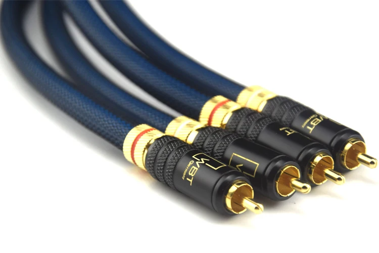 

1 Pair Rca Cable Siltech G5 Top Grade Silver Plated RCA Male to Male Cable
