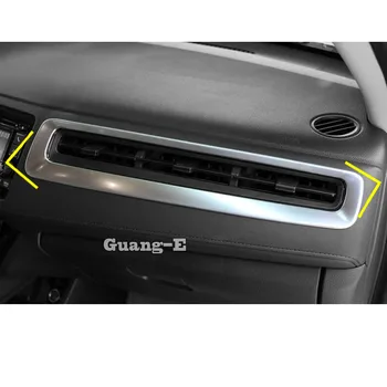 

For Honda HRV HR-V Vezel 2019 2020 Car garnish cover trim chrome middle up air conditioning switch outlet vent 1pcs