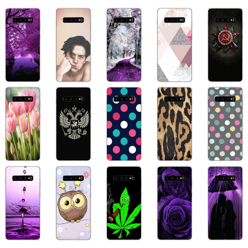 Per Samsung Galaxy S10 Custodia S10Plus Custodia In Silicone Tpu Cover Phone S10 E 10E Custodia Per Samsung S10 Plus G975F S10 Sm-G973F Custodia