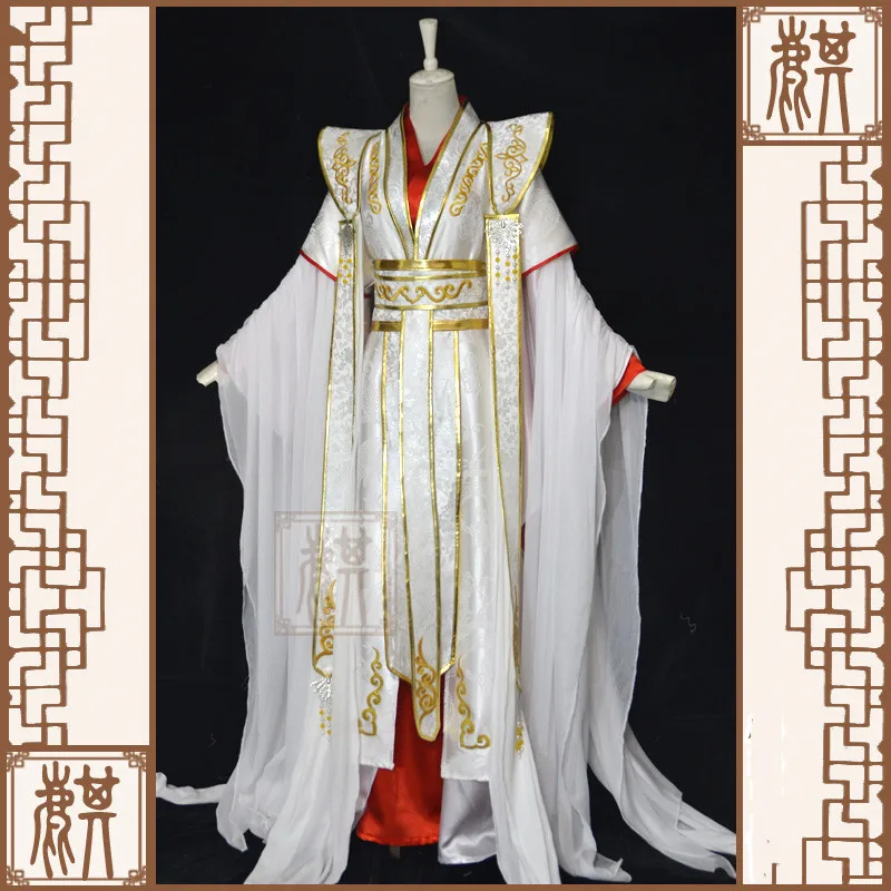 Xie Lian Yue Shen Косплэй Античная Роман Тянь Гуань Ci фу платины Павлин костюм все