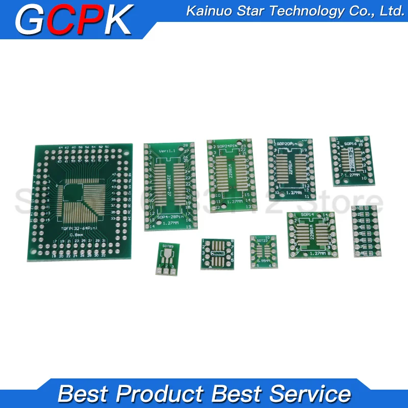 10 шт. печатная плата SMD поворот в DIP SOP MSOP SSOP TSSOP SOT23 8 14 16 20 24 28 преобразователя