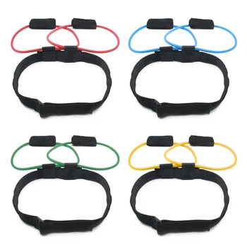 

VKTECH Foot Pedal Exerciser Resistance Band Latex Elastic Pull Rope Yoga Pilates Fitness Workout Sports Body Building Equipment