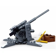 2021 guerra mundial 2 ww2 exército militar soldado cidade polícia swat 88mm arma anti-tanque modelo blocos de construção tijolos crianças brinquedos presente