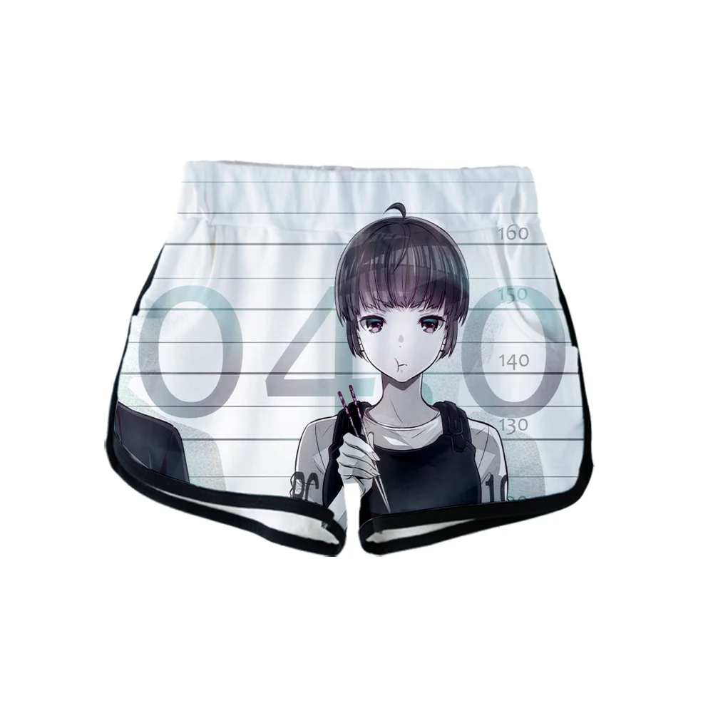Psycho-Pass 3D Fashion Casual Shorts Popular Elastic Waist Shorts Women Cotton 3D Exclusive Hip Hop Hot Summer Short S-XL