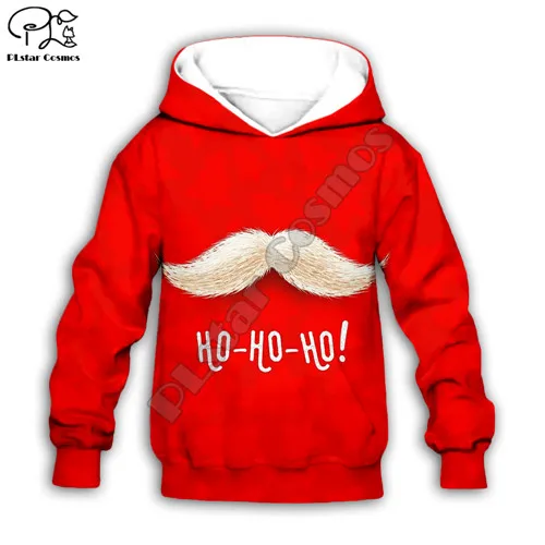 Kids hoodies Детские костюмы Санта-Клауса, толстовка с 3d принтом, рождественский подарок, детский пуловер, толстовка, пальто на молнии, футболка для мальчиков и девочек, штаны - Цвет: Kids hoodies