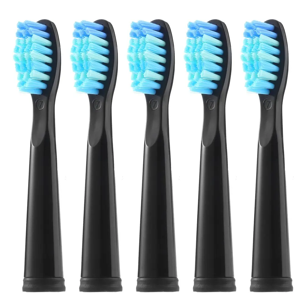 

Teeteck 5PCS/SET Waterproof Soft Nylon Bristle Replacement Heads for Electric Toothbrush Teeth Care Accessories
