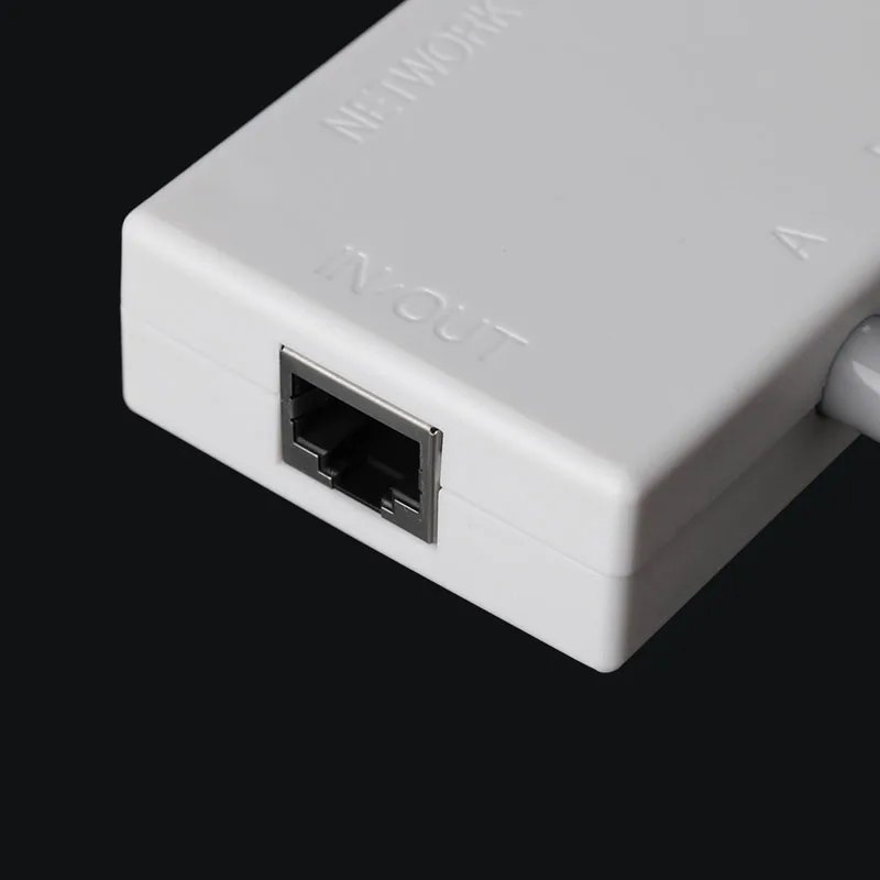 Мини-коммутатор с 2 портами AB ручной коммутатор в 1/1 RJ45 для сети/Ethernet | Компьютеры и