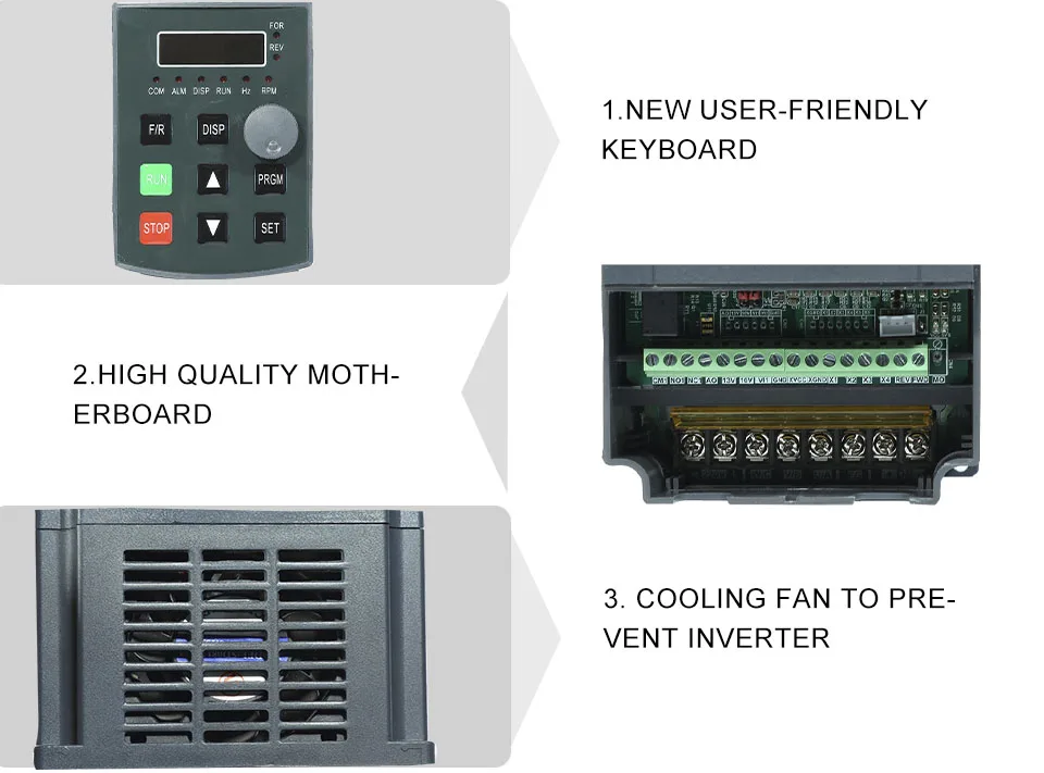 2.2KW 110/220 V частотно-регулируемым приводом 50/60 Гц инвертор 400 Гц из фошани частоты Одиночная Вход три Выход для мотора фрезерные мати