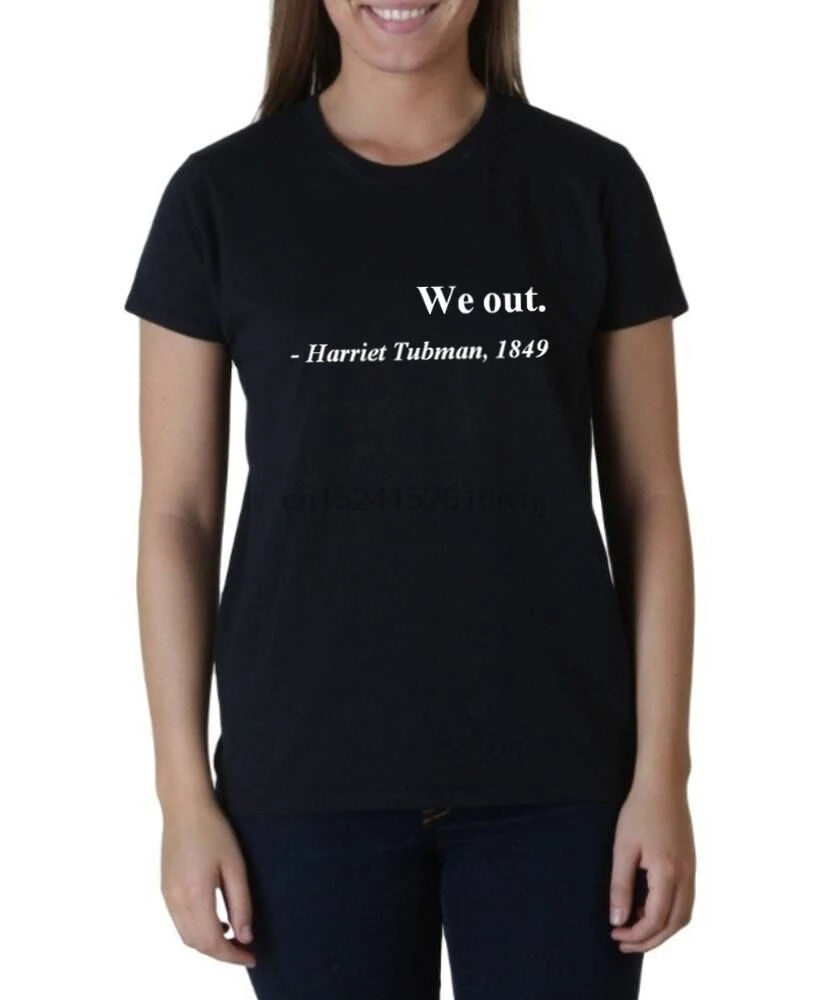 Женская футболка из игры We Out Harriet Tubman 1849 | Мужская одежда