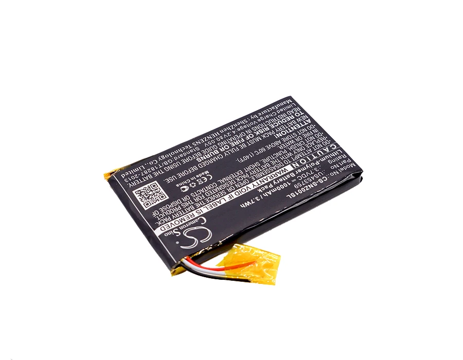 Аккумулятор Cameron Sino для sony NWZ-ZX1, Walkman NWZ-ZX1