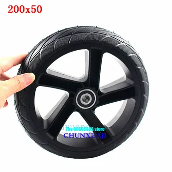 

For Xiaomi Ninebot Segway ES1 ES2 ES4 Electric Scooter rear wheel 200x50 Solid Tire 8 inch Non-Pneumatic tyre alloy hub kit