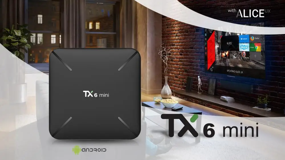 TX6 Мини ТВ приставка 2G16G Android 9,0 со стабильным IP tv Skylive 1 месяц для Великобритании, Франции, кипрома, греческого, арабского, Италии, Испании приставка