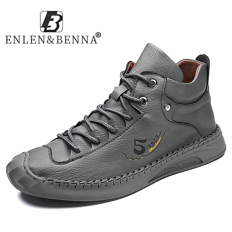 2020 Мужская обувь Повседневные кожаные резиновые весенние мужские кроссовки