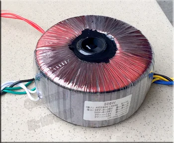 

500W Ring Transformer Pure Copper Enamelled Wire Transformer Output 36V-0-36V 36V-0-36V 12V-0 12V-0