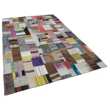 

200x300 Cm Multicolor Handmade Rugs Patchwork Rug-7x10 Ft