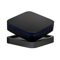 UNIWA – Mini PC de bureau AK1, Intel Celeron J3455/N3350 Quad Core, 4 go 64 go, Windows 10, avec double HDMI, LAN 1000M, BT4.2 