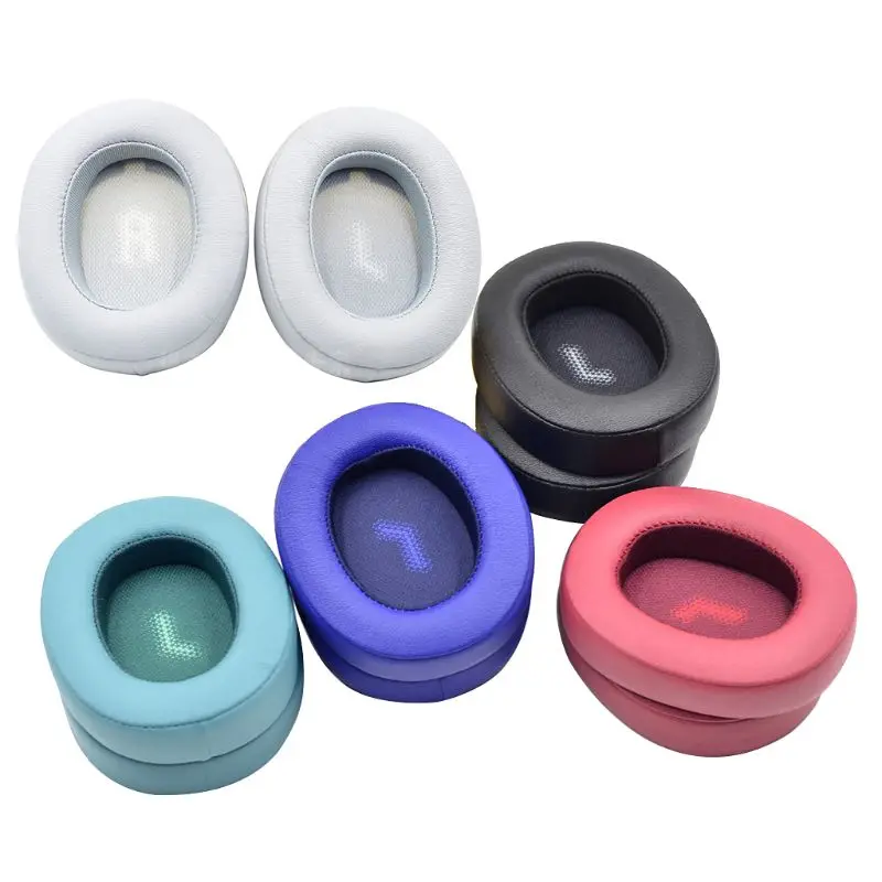 1Pair Replacement Soft Memory Foam Ear Cushion Cover Leather Earpads for JBL E55BT Bluetooth Wireless Headsets Headphones