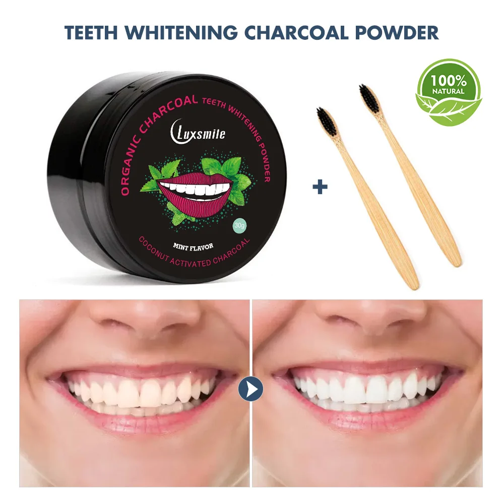 

Luxsmile Teeth Whitener Powder for Women Men Whitening Tool Oral Hygiene Dental Care Tooth Cleaning Toothbrush Product