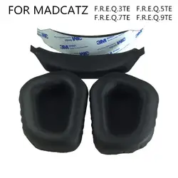 Сменные амбушюры для MADCATZ F. R. E. Q3 5 7 9 TE наушники Memory Foam амбушюры Подушка оголовье запасные части Аксессуары