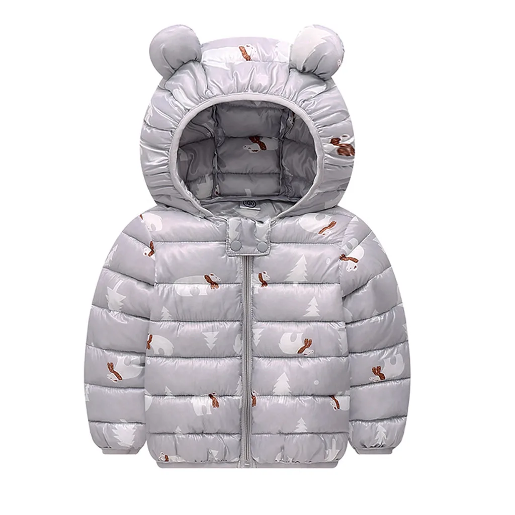 Детское пальто осенне-зимняя детская куртка Верхняя одежда для мальчиков enfant пальто одежда для малышей Верхняя одежда с капюшоном на молнии для девочек