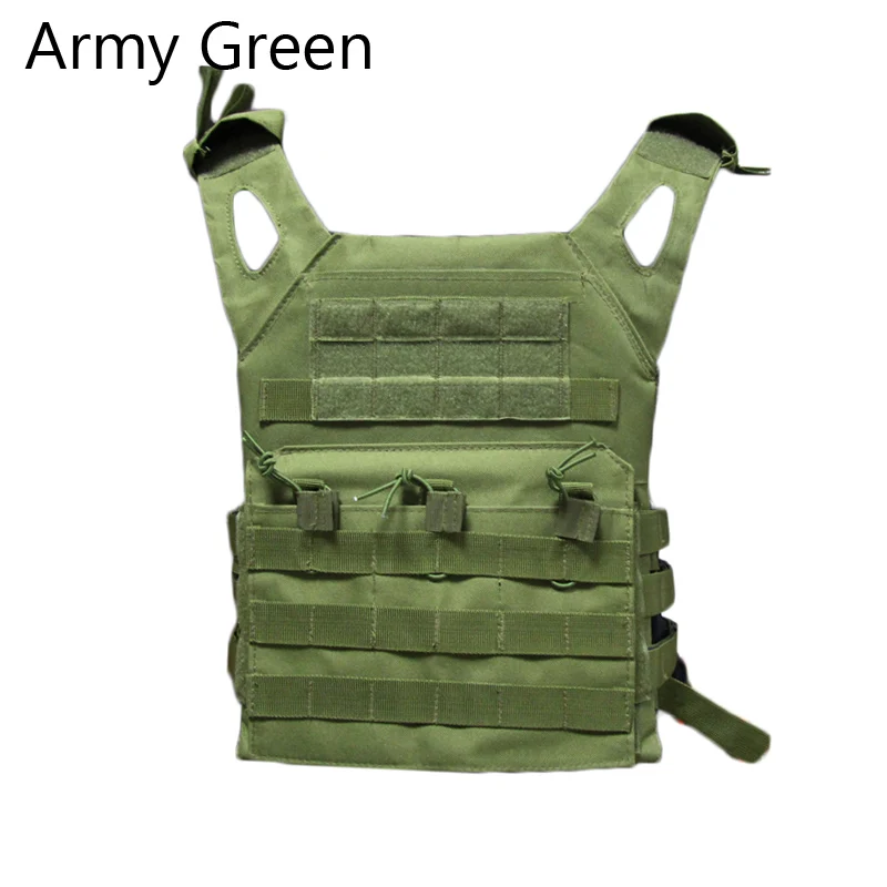 Легкий molle тактический жилет броневой лист несущей JPC жилет - Цвет: Армейский зеленый