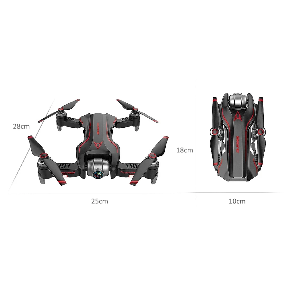S20 2,4G Wifi FPV gps RC Дрон с камерой 4K 50X зум полет оптический поток позиционирования жестов Фото Видео RC Квадрокоптер RC игрушки