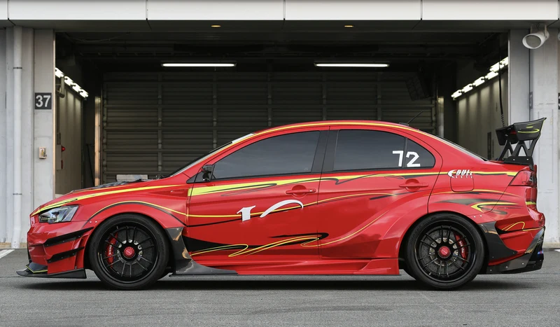 Для Mitsubishi EVO 10 VRSV3 стильное стекловолокно передний бампер с Карбоновым карканом(можно использовать на VRSV2 Wide Kit и VRS17 Окончательный комплект