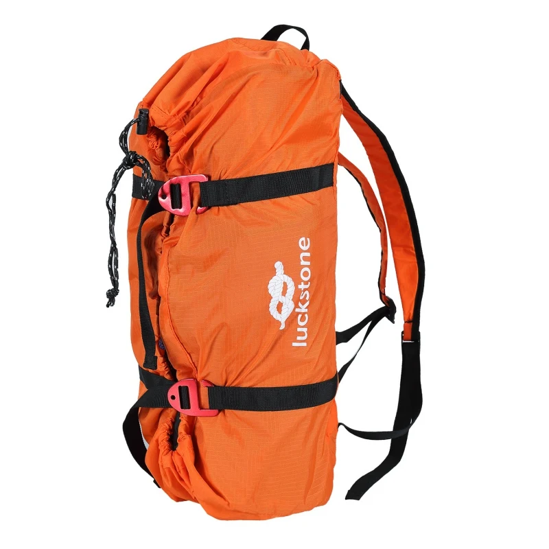 Outdoor Climbing Rope Waterproof Gear Bag Adjustable Wear-resistant Mountaineering Hiking Backpack Storage With Shoulder Straps - Цвет: Оранжевый