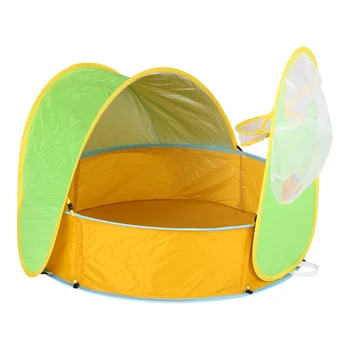 

Baby Beach Tent Pool Portable Popup Shade Pool Play Tent UV Protection Sun Shelter