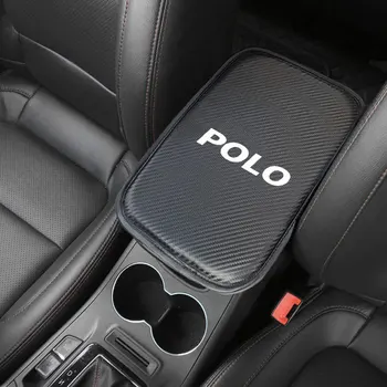 

Auto Console Central Armrest Pad Cushion Mat For Car Seat Box Protective Soft Mats for Volkswagen VW Polo 2007-2019
