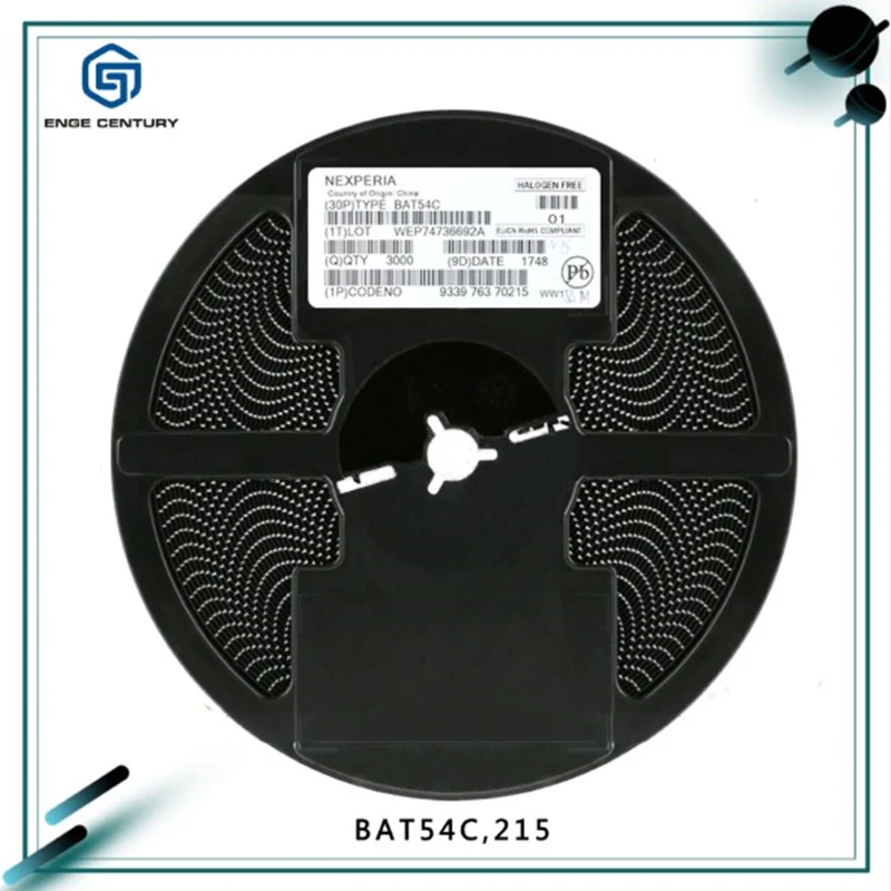 3000 шт. BAT54C, 215 диод Шоттки чип-диод СОТ-23 BAT54C шелк Экран 1WW