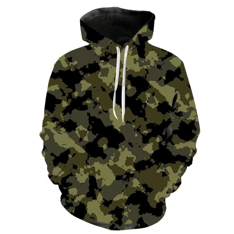 Sudadera con capucha 3d camuflada para hombre y mujer, blusa de manga larga  para niños, sudadera de hip-hop para niños y niñas - AliExpress Ropa de  hombre