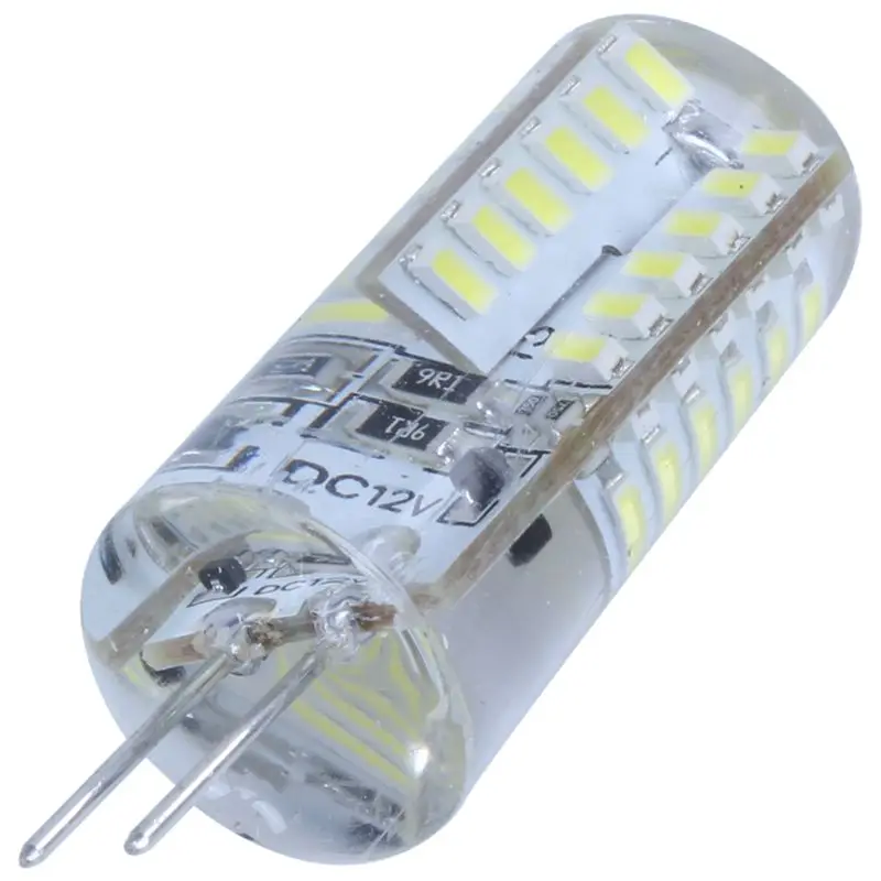 10 шт. G4 3W светодиодный светильник лампа 3014 SMD DC 12V 6000-7000K холодный белый SU014
