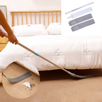 

Long Handle Dust Brush Mop Household Bed Bottom Gap Clean Fur Hair Sweeping Dusty Magic Microfibre Duster