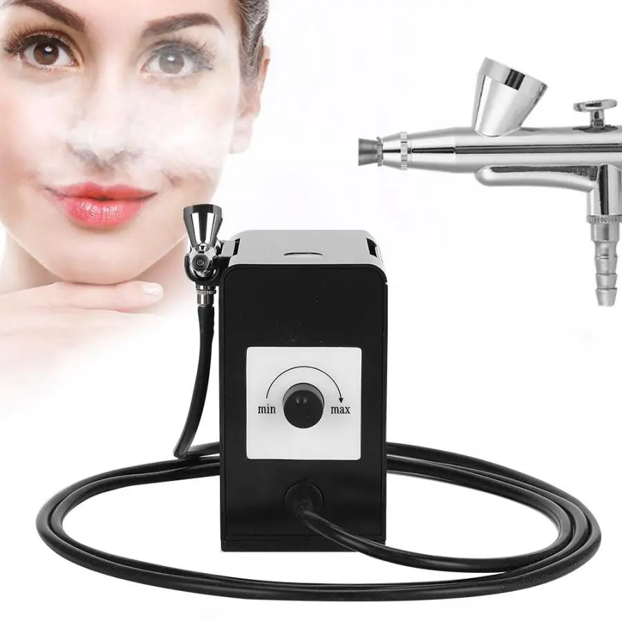 Microblading брови черный Мини Аэрограф набор воздушная Кисть ручка для ногтей Красота Макияж инструмент Аксессуары тени для бровей Макияж