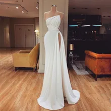 Простые платья без бретелек, платья для выпускного вечера, недорогие вечерние платья в пол, вечерние платья