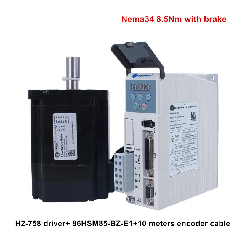 Leadshine Гибридный Серводвигатель H2-758 Серводвигатель HSM80-E1 85-E1