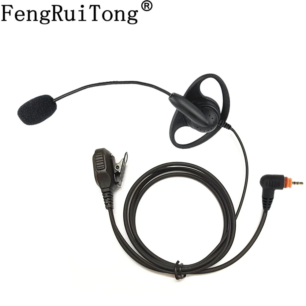 Walkie Talkie Headset Iron Clip D Type Mic Stick Tactical Headphone For Motorola Radio SL1M SL1K SL1600 SL300 SL7500 SL400 SL400