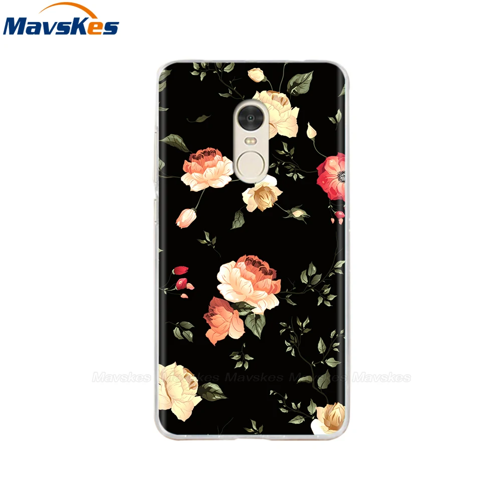 Dành Cho Xiaomi Redmi Note 4 Ốp Lưng TPU Mềm Dẻo Silicone Cho Xiaomi Redmi Note 4X Bao Da Động Vật Dễ Thương Họa Tiết Hoa Cho redmi Note 4X Coque best flip cover for xiaomi Cases For Xiaomi