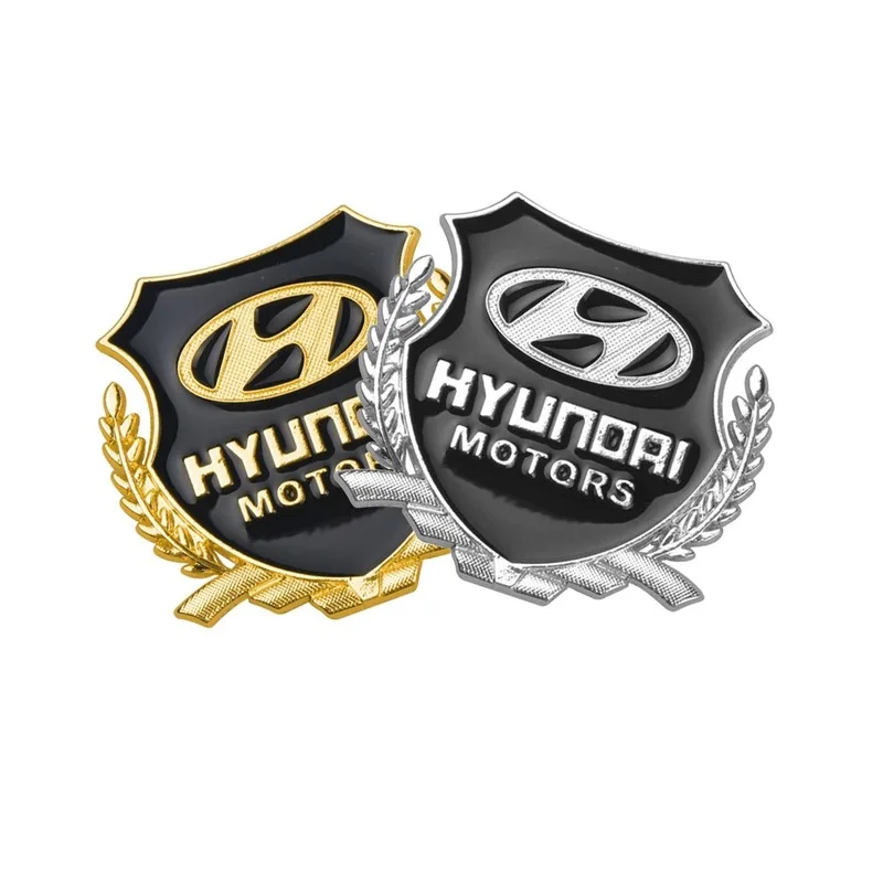 Car Styling Decoration Auto Logo Emblem Badge Sticker For Solaris Hyundai I30 Tucson Creta IX35 Kona I20 I10 I40 Veloster 2019 | Автомобили