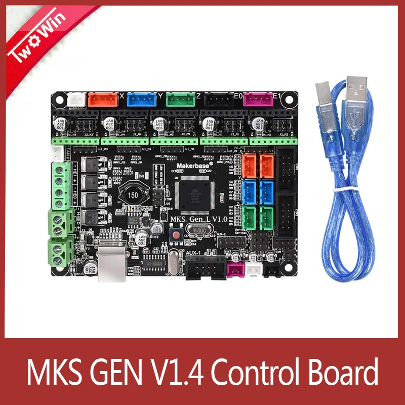 Плата управления MKS Gen L V1.0 к TMC2208 TMC2130 A4988 DRV8825 драйвер для 3D принтера запчасти RepRap