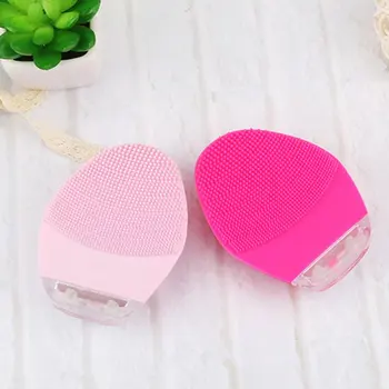 

Ultrasonic Vibration Large-Area Silicone Bristles Electric Facial Cleanser Clean Massage Unblock Pores